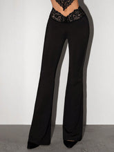 ICON Y2K Super Low-Rise Sexy Flare Pants With Contrast Waist